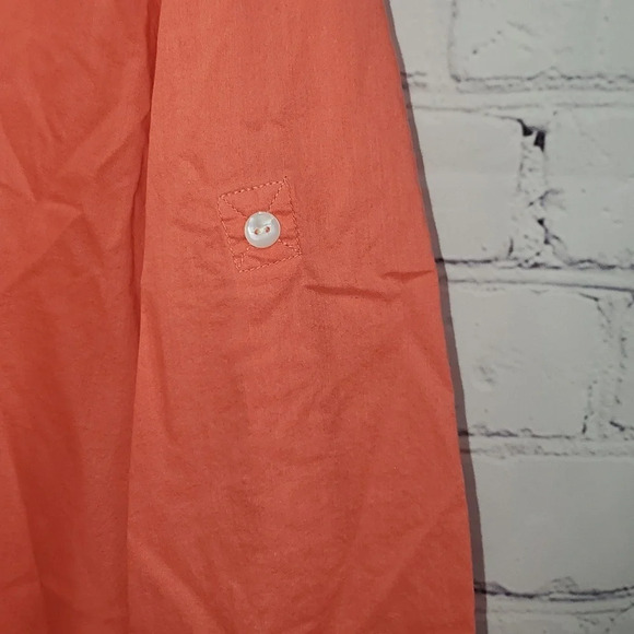 Woman Within Coral Crochet V Neck Shirt Size 3x NWOT - Picture 6 of 10